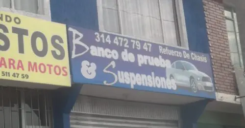 BANCO DE PRUEBA Y SUSPENCIONES BOGOTÁ BANCO DE PRUEBA Y SUSPENCIONES BOGOTÁ